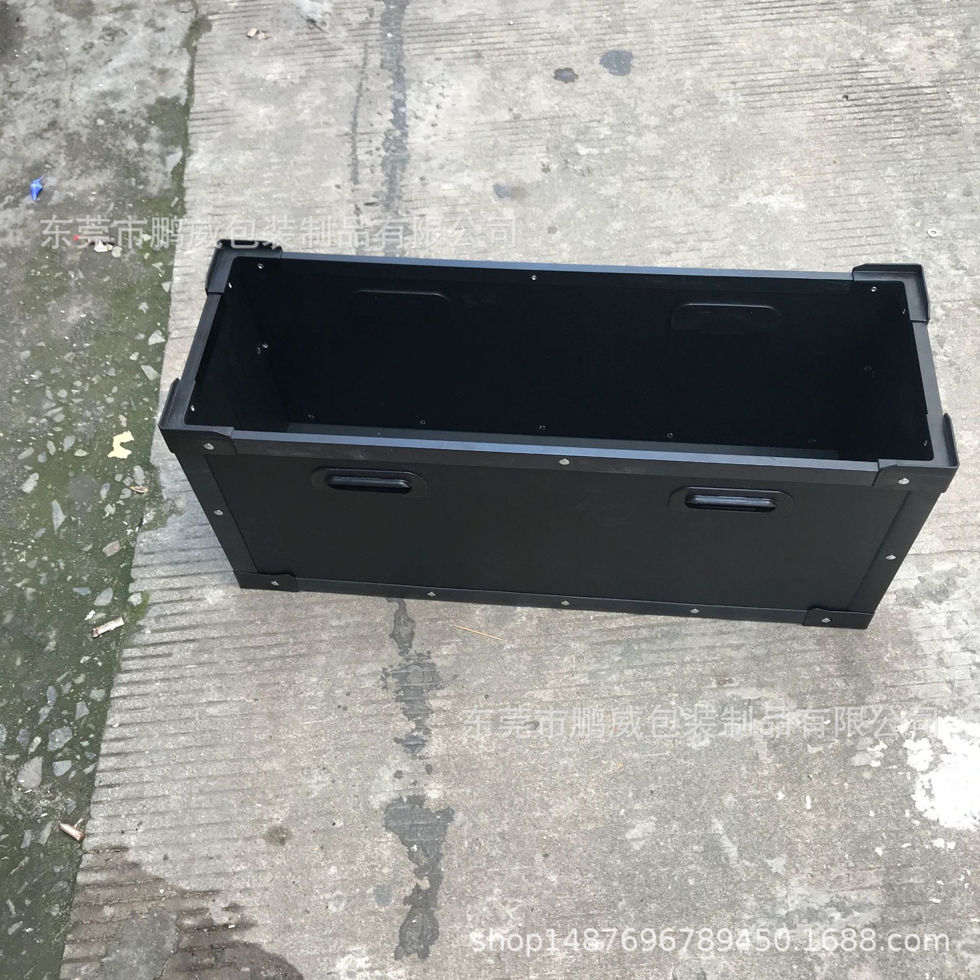 阳江 东莞 深圳 湛江PP蓝色中空板周转箱 佛山塑胶中空骨架箱