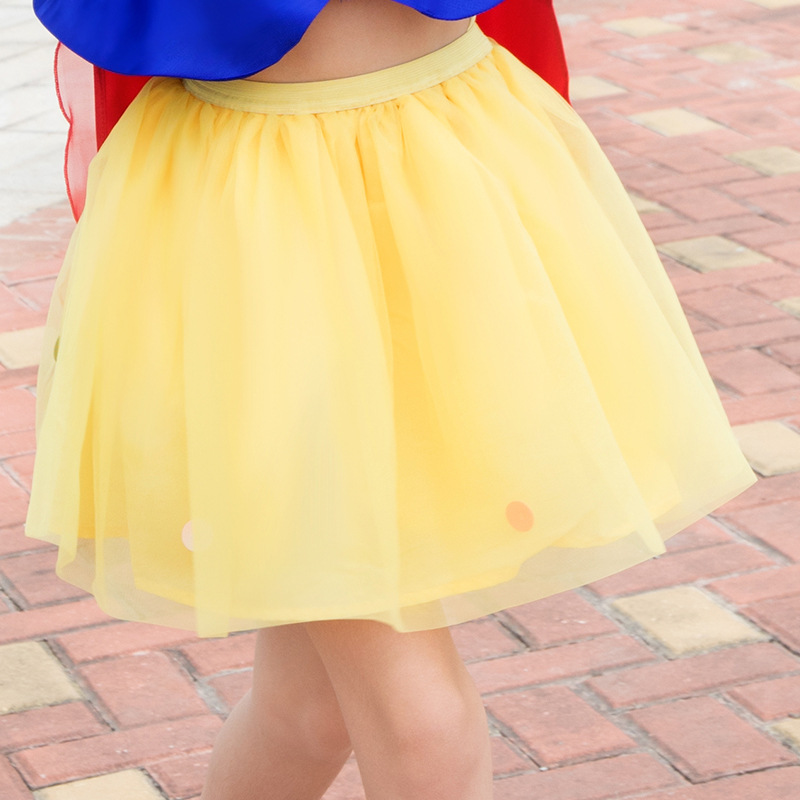 Disney 迪士尼女童白雪长发睡美人仙蒂乐佩半身裙女童蓬蓬短裙 阿里巴巴