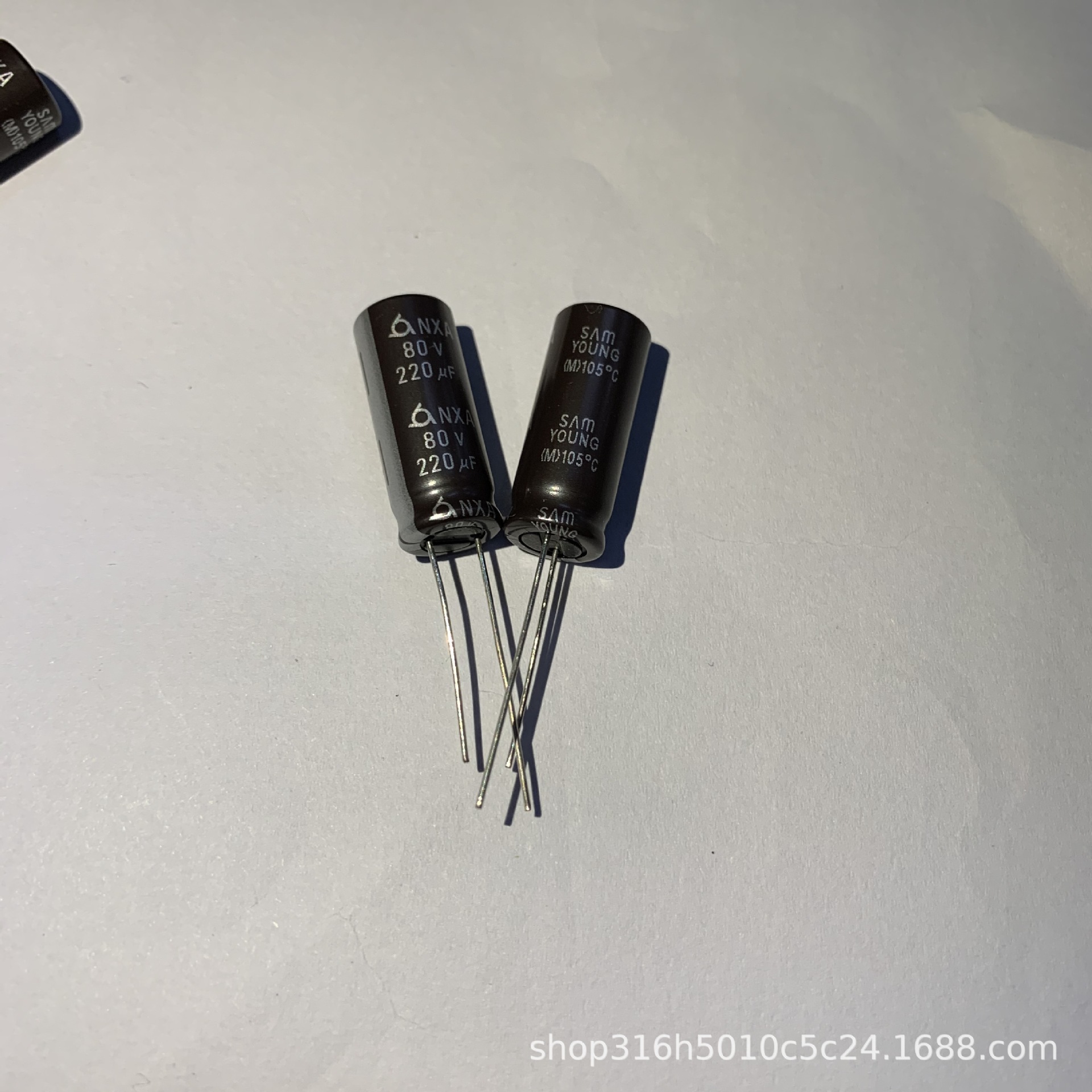 80V220UF  10*25MM   NXA高频低阻系列   现货三莹牌子铝电解电容