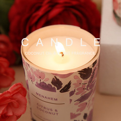 Candle with Soy Wax Aroma of Smokeless Soybeans - Romantic Christmas Gift for Girlfriend