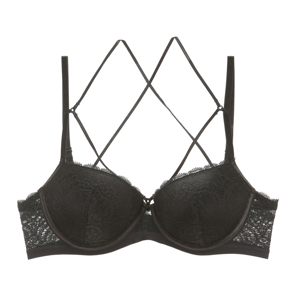 Pas de retour, pas de changement, ensemble de soutien-gorge froncé fin et épais, soutien-gorge en dentelle, sous-vêtements pour femmes_voghion.com