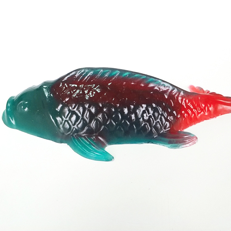 195g儿童节软糖橡皮糖鲤鱼鸿运qq软糖果儿童礼物蛋糕装饰厂家定制