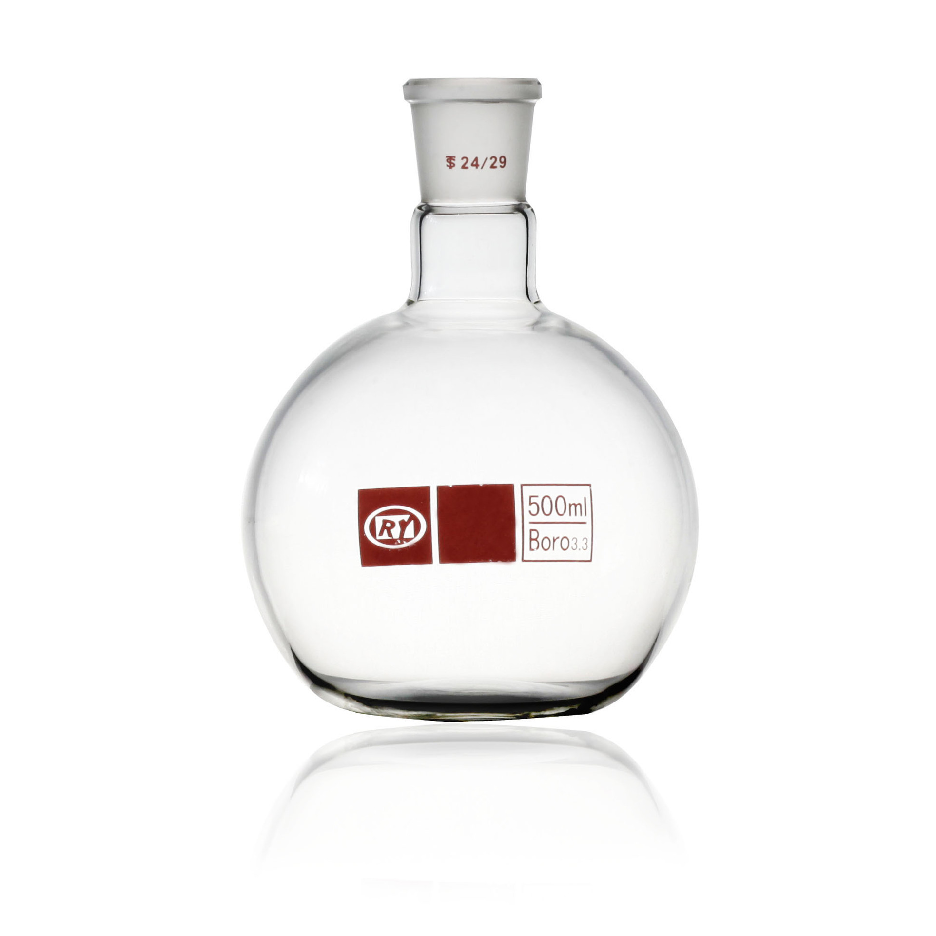 上海禾汽实力厂家  高硼硅3.3平底烧瓶 反应瓶 250ml 500ml1000ml