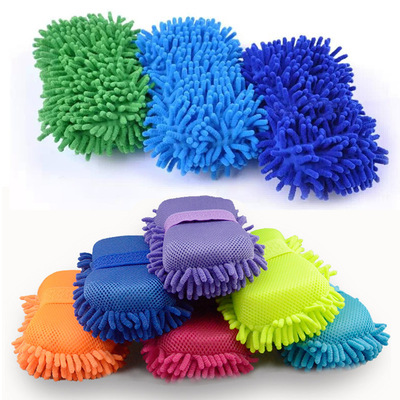 珊瑚绒洗车海绵大号专用强力去污雪尼尔擦车吸水纤维毛巾工具清洁|ms