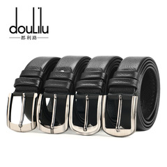 Allure Road New Leather Men's Genuine Business Calfskin Pin Belt Simple Classic Men's Pant Belt