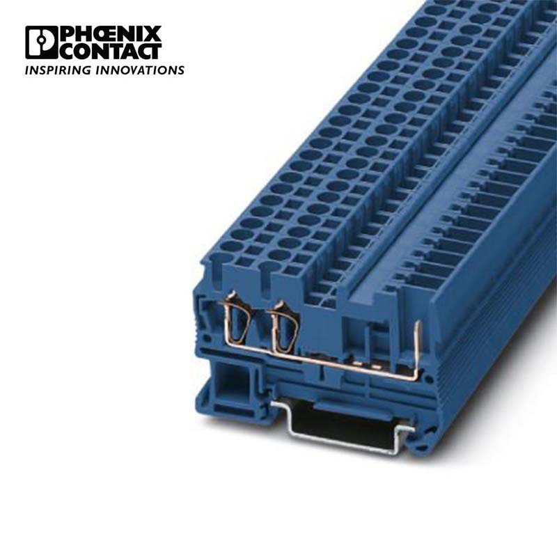 菲尼克斯 蓝色直通式接线端子- ST 2,5-TWIN/ 1P BU - 3042104-50