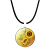 Accessory, metal pendant, fashionable necklace, jewelry, suitable for import, with gem, European style