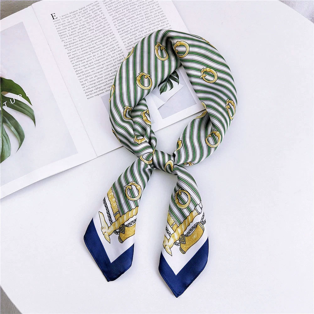 Universal demi-season scarf, thin neckerchief