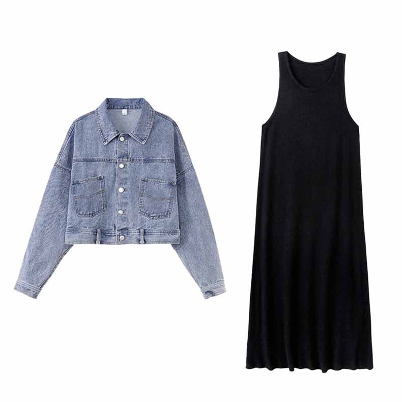 Costume femme en Denim + polyester - Ref 3334532 Image 11