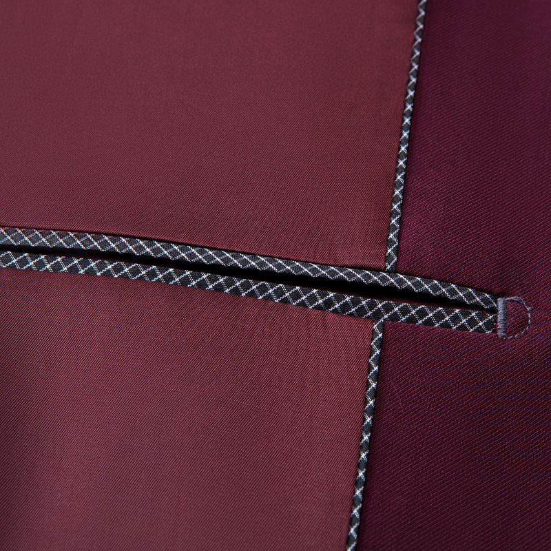 2019 Spring and Autumn New Men's Striped Suit Shawl Collar Dress Three-Piece Business Formal Groom Dress