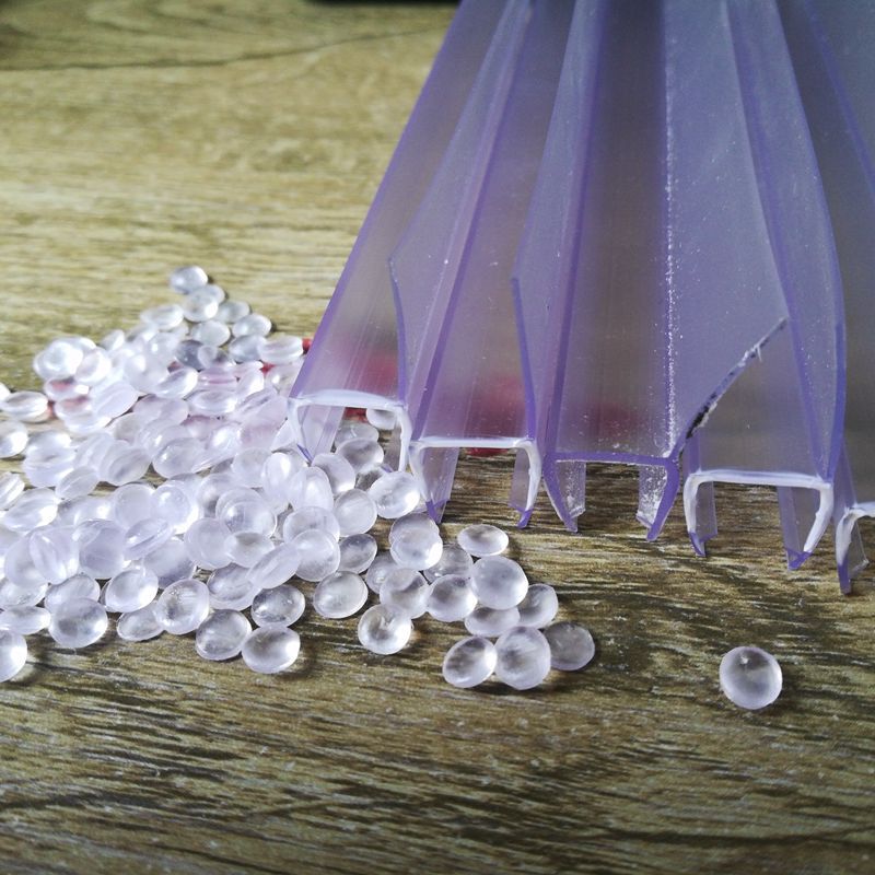 挤出级PVC原料 香港和富J-120PVC透明蓝底硬质颗粒 异形材专用PVC