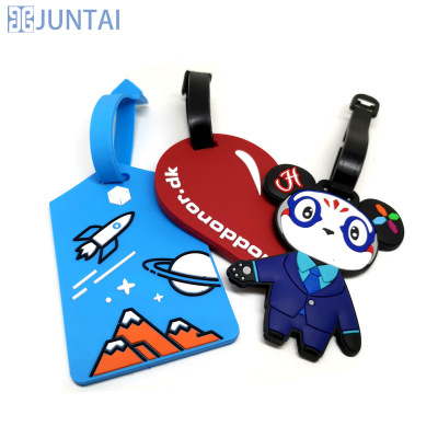 工厂定制PVC行李牌定制礼品卡通公仔摆件软胶钥匙扣小礼物赠品|ru