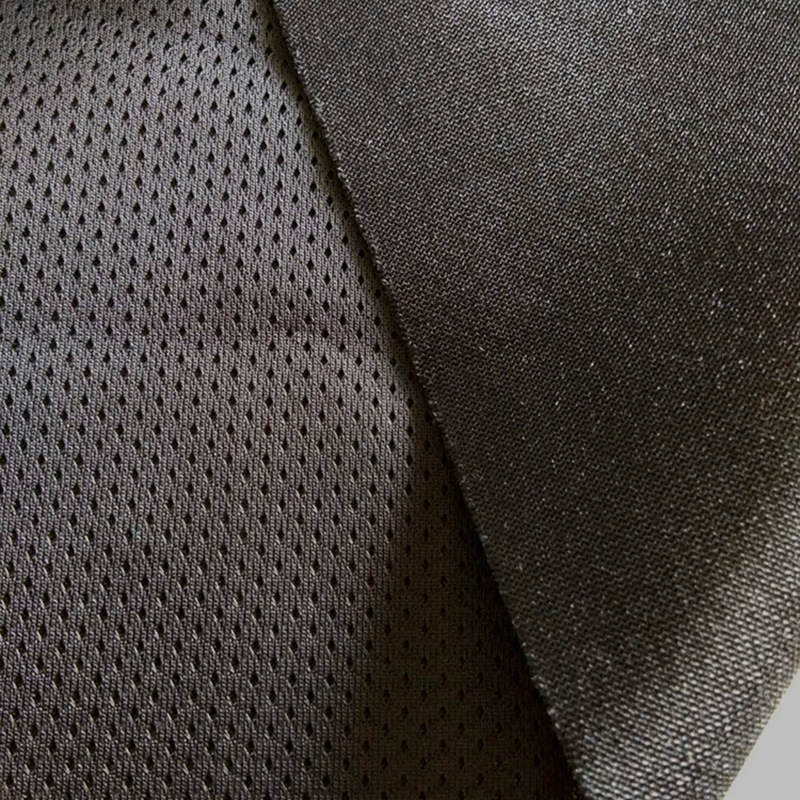 厂家供应涤纶三明治网布 坐垫箱包鞋材针织面料 经编三明治网眼布