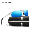 Aluminum -magnesium polarized sunglasses 8177 dust -proof glasses sports glasses riding mirror driving glasses outdoor fishing