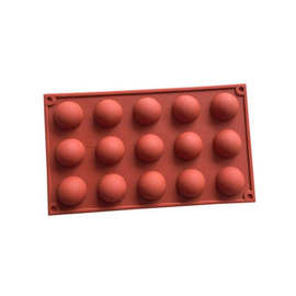 15连半圆星空半球巧克力硅胶模具 烘焙diy慕斯夹心巧克力饼干模具