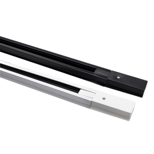 LED track light track bar, two-line full aluminum thickened background wall exhibition track bar, clothing store spotlight track bar