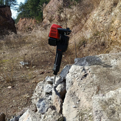 手提式工程汽油机大功率破碎镐冲击钻 石头铲挖树机起土球移栽|ru