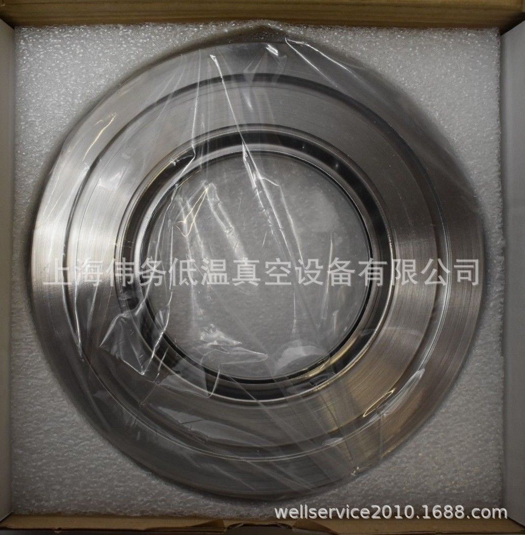 Lesker ISO SS Zero Length Kodial Glass Viewport VPZL-160