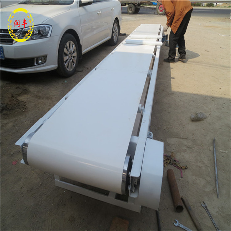 丹东服装传送皮带机 矿山碎石煤渣输送机