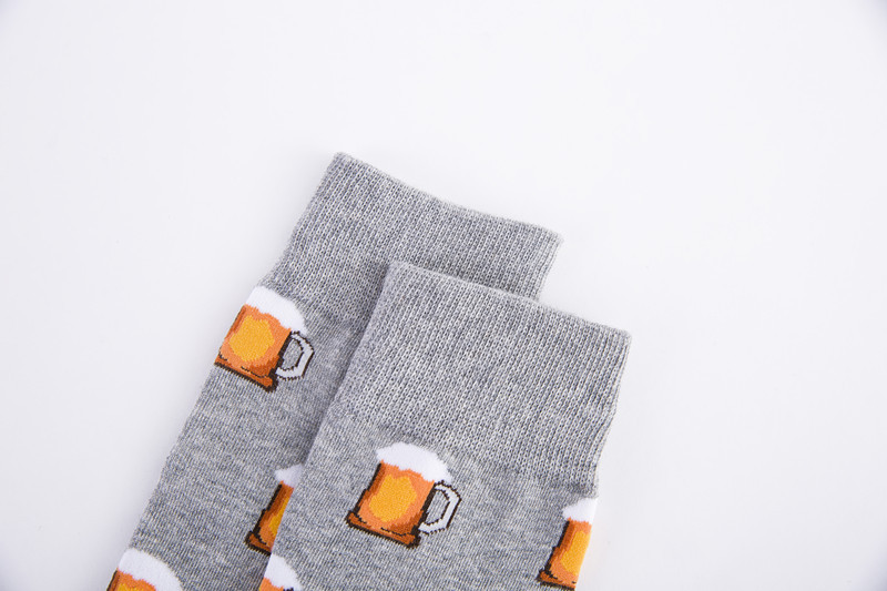 Unisex Casual Color Block Cotton Crew Socks 1 Set display picture 7