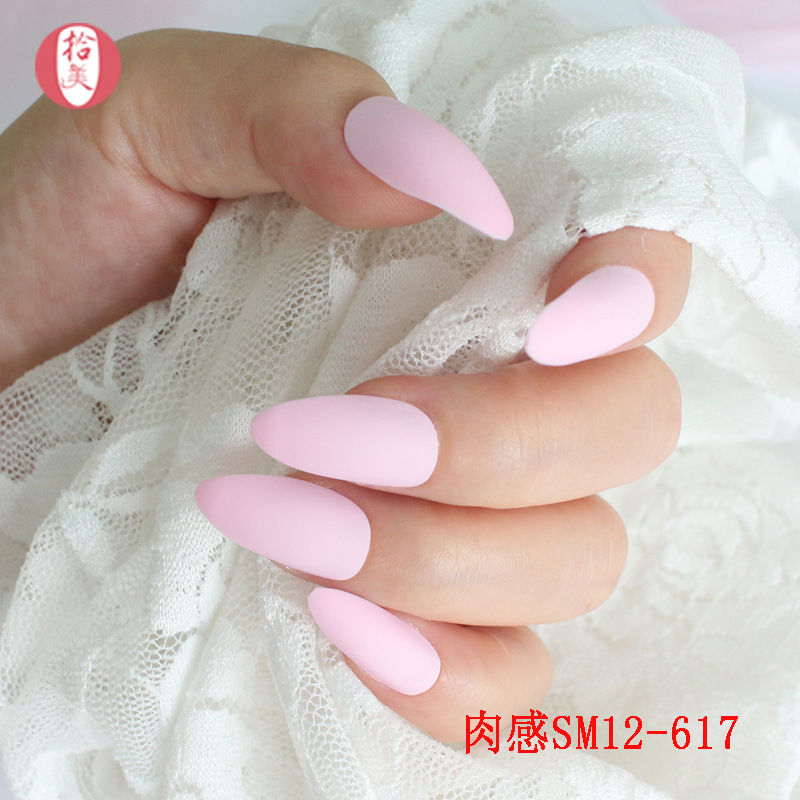 OPP bag voluptuous frosted nails, almond...