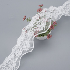 Nylon elastic ripple lace machine-knitted soft accessory lace trim underwear lace floral trim