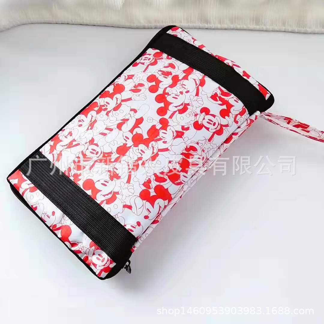 布丁犬玉桂犬美楽蒂k.t防水アニメ携帯折りたたみ旅行バッグはスーツケースに固定できます。