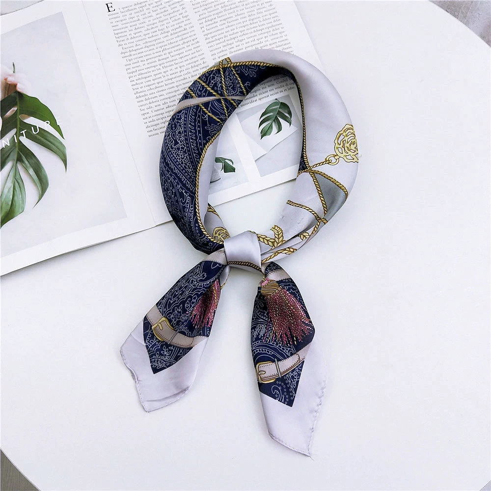 Universal demi-season scarf, thin neckerchief