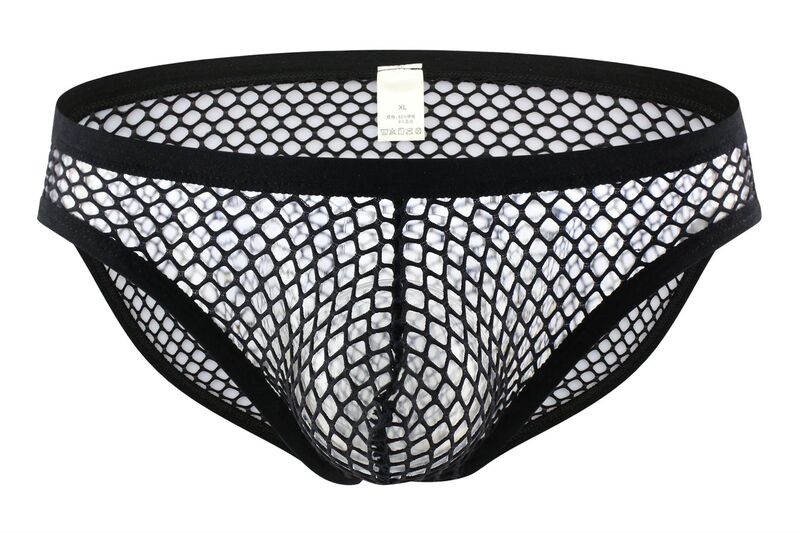 Men's Briefs Men's Breathable Loose Ultra-thin Mesh Summer Breathable Transparent Youth Briefs Trendy Men's Briefs Men's Breathable Loose Ultra-thin Mesh Summer Breathable Transparent Youth Briefs Trendy