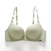 Silk wireless bra, supporting underwear, suitable for import, increased thickness