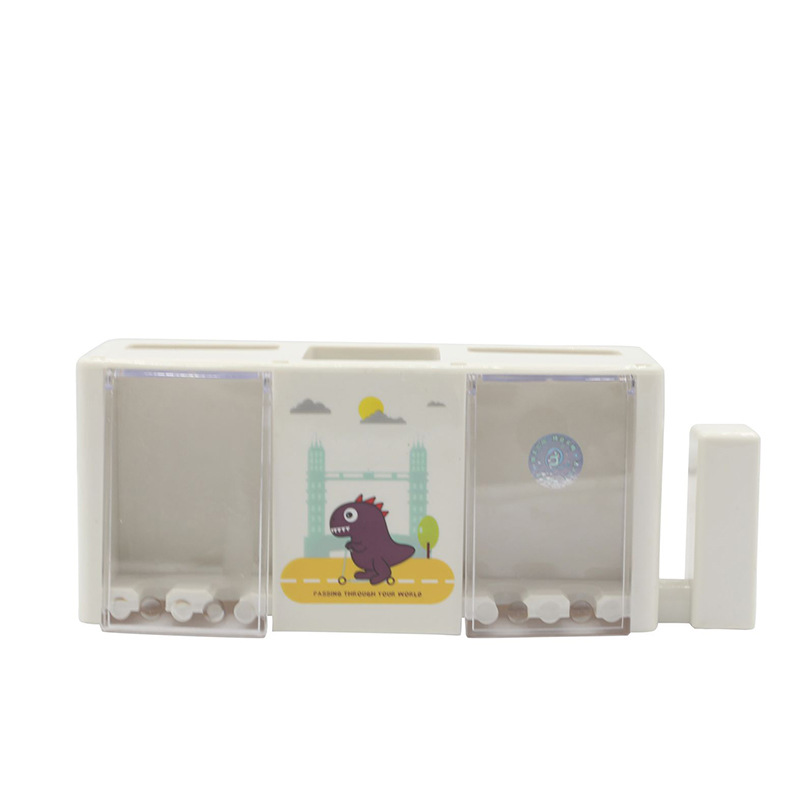 51N fábrica directa de baño familiar pared cepillo de dientes soporte de cepillo de dientes tipo ventosa puede LOGO dientes sin perforación