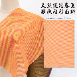 春夏新品平纹天丝提花面料 天丝衬衫面料 汉服连衣裙旗袍时装布料