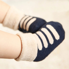 Baby socks winter cotton lined thick autumn winter newborn baby children 0-3 years 3 months crew socks