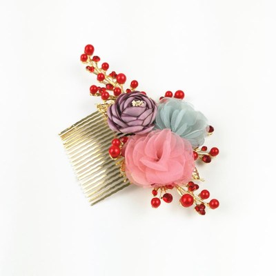 新品复古中式发梳 新娘水钻珍珠头饰 婚纱配饰结婚敬酒服礼服配饰|ms