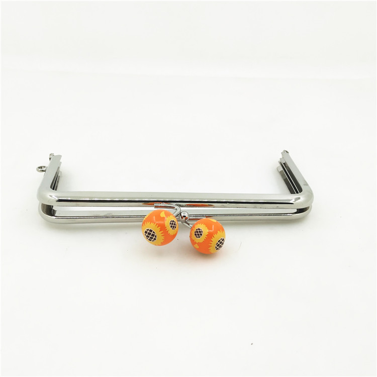 厂家直销 圆角方形塑胶珠口架 钱包五金扣具 箱包五金配件