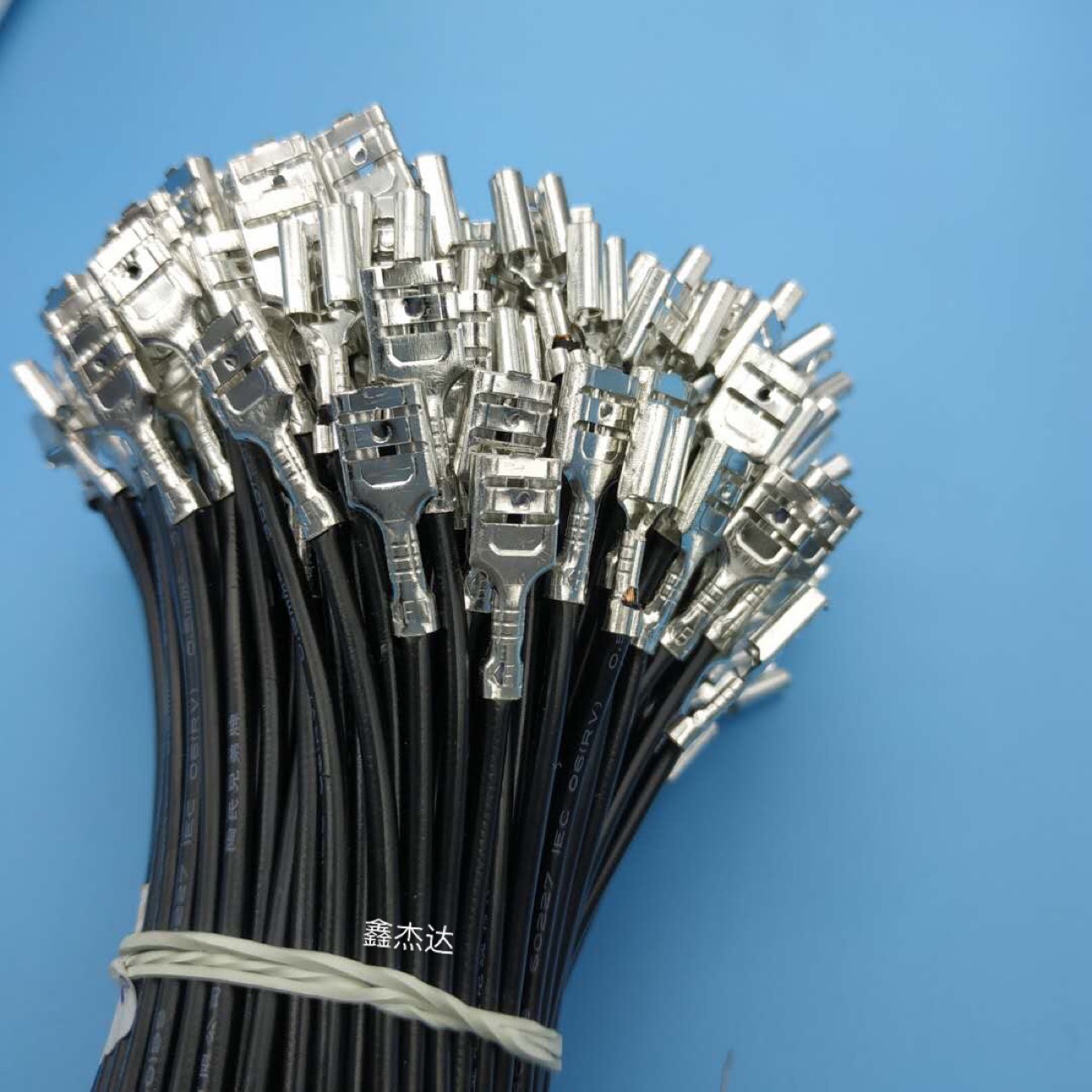 4.8插簧端子6.3插簧连接线 汽车喇叭线 音响延长线