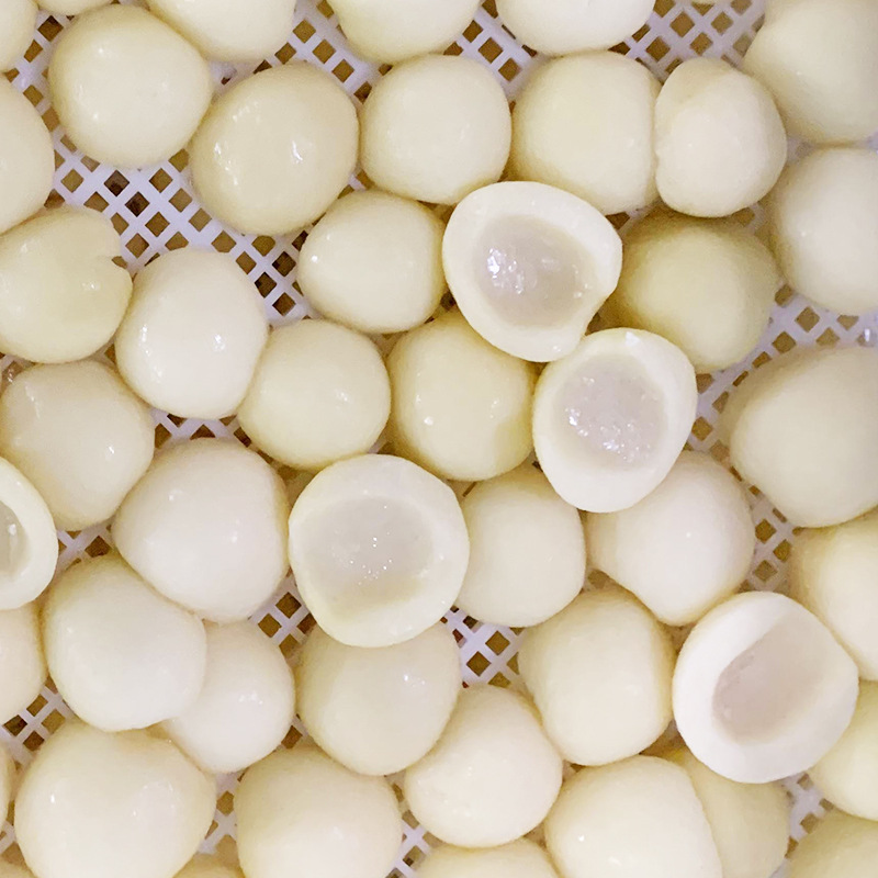 燕山明珠 冷冻 速冻 白桃瓣 14号 久保 切丁 罐头 20公斤/箱 批发|ms