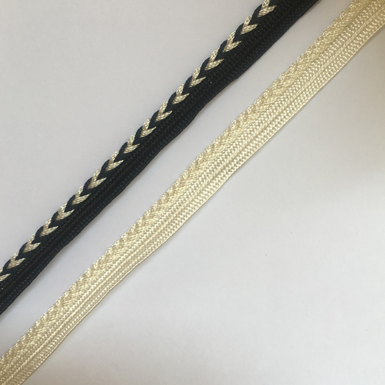 8132人造丝子母带女装童装枕头滚边绳牙边带人字形织带