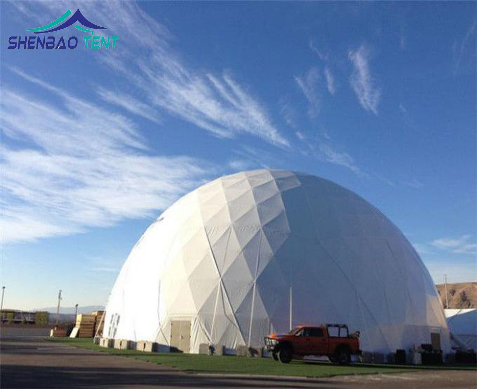 申宝帐篷供应大尺寸户外演出展览球形篷房 圆顶活动临时活动球篷