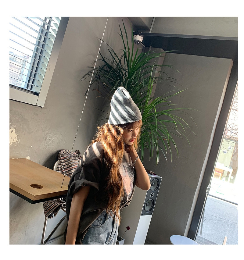126g Weight Wool Cap Hats Type Daily Occasion Acrylic Material Solid Color Pattern Winter Season Women'S Gender Sewing Design Simple Style Style Crimping Rim Women'S Simple Style Solid Color Sewing Crimping Wool Cap 3