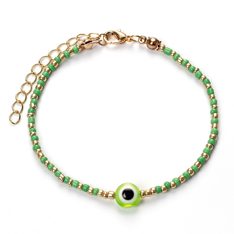 Glass, glass Material Eye Pattern Women'S Gender Simple Style Style Simple Style Eye Glass Glass Women's Bracelets