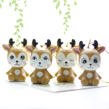 「小鹿包掛」韓國創意卡通陶瓷包包掛件飾品鈴鐺可愛送學生配飾