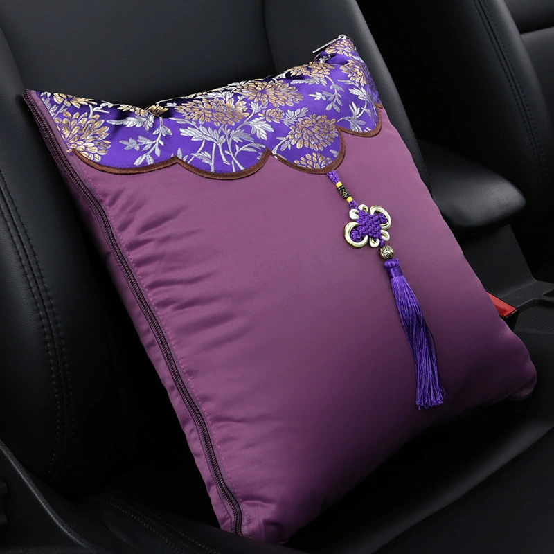 Подушка одеяло двойного назначения подушка одеяло автомобиль офисный ворс подушка одеяло китайский стиль Подушка на талию кондиционер одеяло