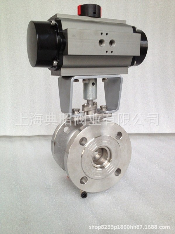 气动V型球阀 VQ641F-16P气动不锈钢V型球阀