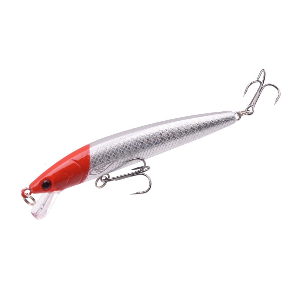 Shallow Diving Minnow Lures 100mm 7g Sinking Minnow Baits Fresh Water Bass Swimbait Tackle Gear