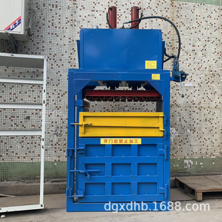 易拉罐压缩机铁桶压扁机 废纸皮打包机 塑料中草药液压压包机厂家