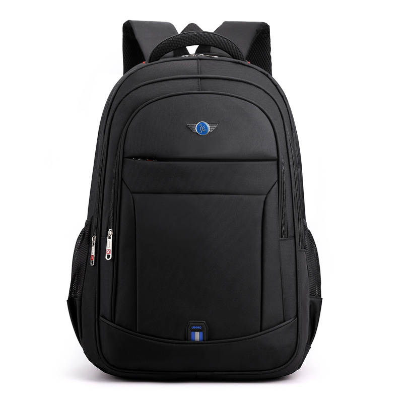 新款休闲定制LOGO 双肩包男商务17寸电脑背包双肩书包旅行登机包|ms