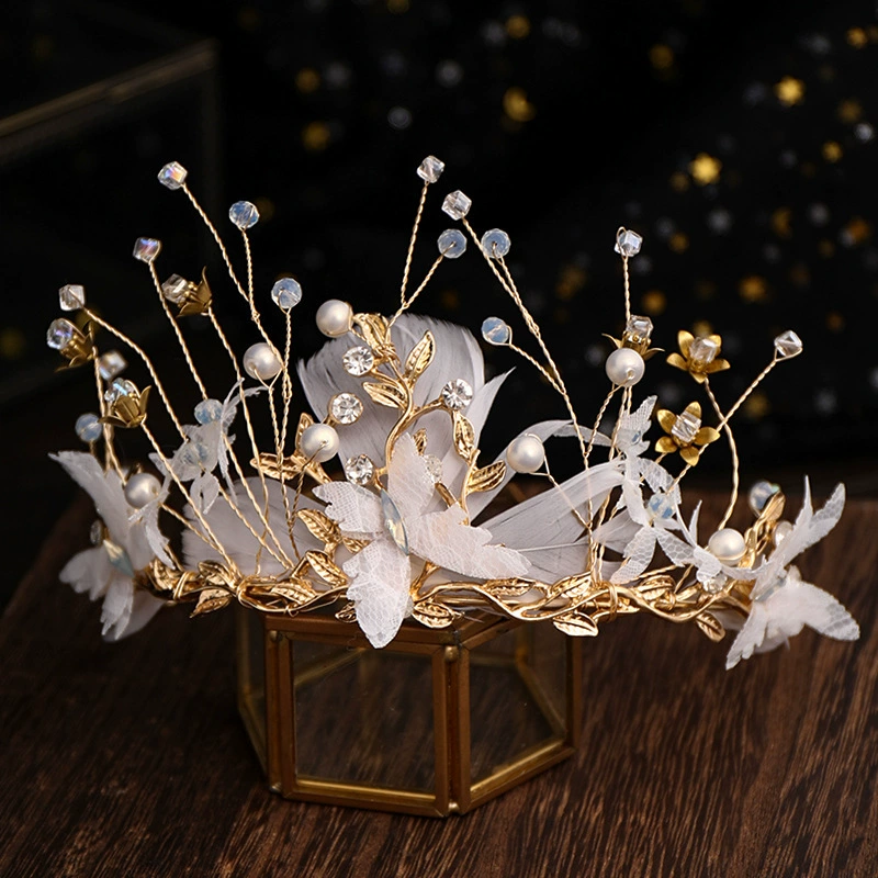  handmade аксессуар для прически невесты, корона, ободок, европейский стиль