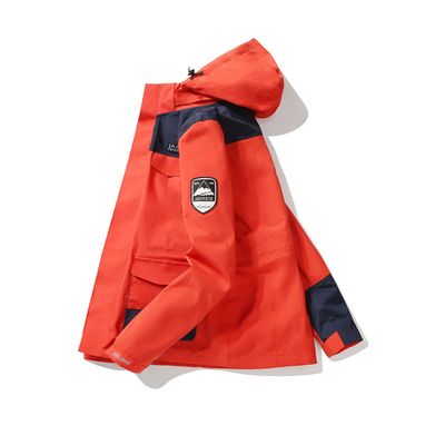 高端礼品户外冲锋衣防风防雨透湿克定制LOGO工作服团购情侣钓鱼服