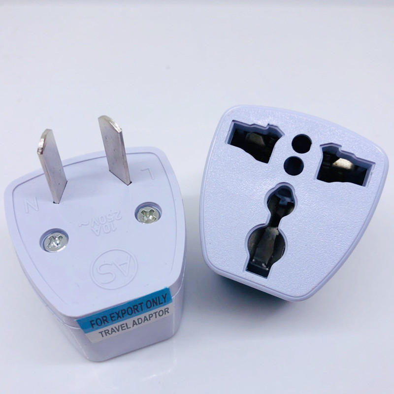 澳规澳标转换头 旅行转接器 双斜扁八脚插座转接头 AU电源转换头